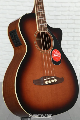 FENDER KINGMAN アコースティックベース Amazon.com: Fender Acoustic Bass Guitar, 4-String, Kingman